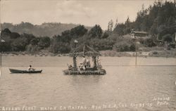 Queen's Float Water Carnival Monte Rio, CA Johnson Photo Postcard Postcard Postcard