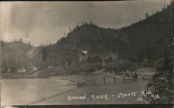 Russian River - Monte Rio California Postcard Postcard Postcard