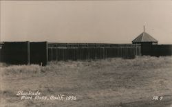 View of Stockade, 1936 Postcard