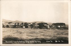 Panoramic View of Bodega Bay from the Bay Postcard