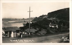 River End Resort Jenner, CA Rhea Postcard Postcard Postcard