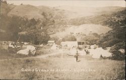 Camp Grounds, Jenner By the Sea California Postcard Postcard Postcard