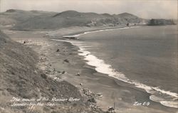 The Mouth of the Russian River - Jenner By the Sea California Postcard Postcard Postcard