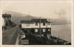 Houses on the Beach Jenner, CA Postcard Postcard Postcard