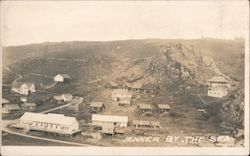 Aerial View of Town Jenner, CA Postcard Postcard Postcard