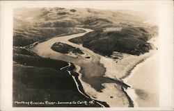 Mouth of Russian River Jenner, CA Postcard Postcard Postcard