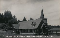 St. Phillips Catholic Church Postcard