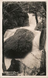 View of Gardner Falls Cazadero, CA Gardner Photo Postcard Postcard Postcard