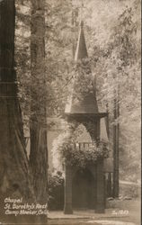 Chapel St. Dorothy's Rest. Camp Meeker, CA Zan Postcard Postcard Postcard