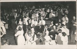 Men and Women Dancing to Band Camp Meeker, CA Postcard Postcard Postcard