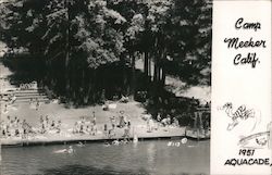 1951 Aquacade Camp Meeker, CA Postcard Postcard Postcard