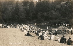 Beach Scene Postcard