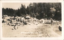 Beach Scene Postcard