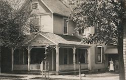 A Home with a Large Porch Postcard