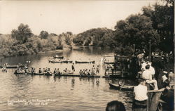 Water Sports on the Russian River Postcard