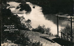 Russian River Healdsburg, CA Postcard Postcard Postcard