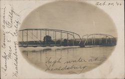 High Water of Healdsburg California Postcard Postcard Postcard