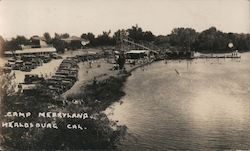 View of Camp Merryland Healdsburg, CA Postcard Postcard Postcard