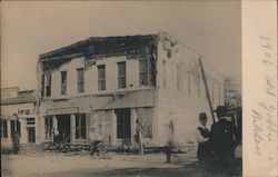 A Damaged Building after Earthquake Healdsburg, CA Postcard Postcard Postcard