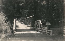 A Bridge in Hacienda California Postcard Postcard Postcard