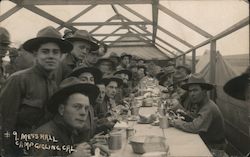 Mess Hall, Camp Gigling Postcard