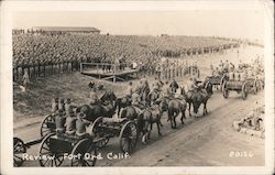 Review at Fort Ord Postcard