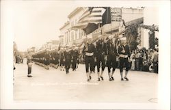 Military Parade, Golden Street - Monterey Centennial California Postcard Postcard Postcard