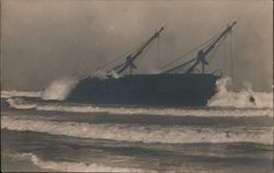 "Rhoderick Dhu" Wrecked on Moss Beach Pacific Grove, CA Postcard Postcard Postcard