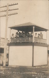 Soledad Firehouse and Bandstand California Postcard Postcard Postcard