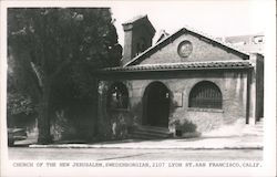 Church of the New Jerusalem, Swedenborgian, 2107 Lyon St. San Francisco, CA Postcard Postcard Postcard