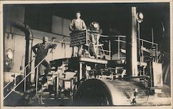 Men Working on Industrial Equipment Postcard Postcard Postcard