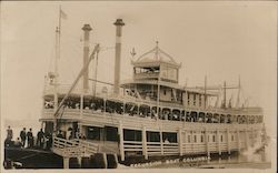 Excursion Steamer Columbia 1909 Riverboats Postcard Postcard Postcard