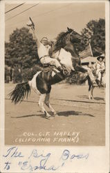 Col. Charles F. Hafley California Frank Postcard