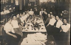 Women Having Meal in Factory Postcard Postcard Postcard