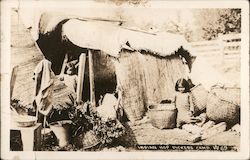 Indian Hop Pickers Camp Postcard