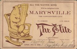 All the Native Sons Will be Delighted with Marysville THe Convention City Postcard