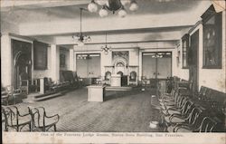 One of the Fourteen Lodge Rooms, Native Sons Building San Francisco, CA Postcard Postcard Postcard