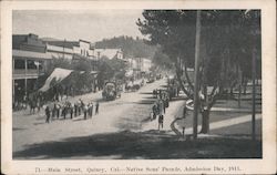 Main Street, Native Sons' Parade, Admission Day 1911 Postcard