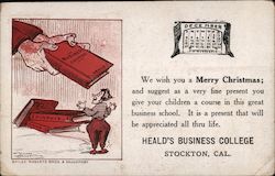 Heald's Business College Postcard