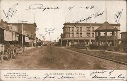 Main Street Suisun City, CA Postcard Postcard Postcard