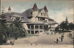 Dining Hall, Soldiers' Home, Pacific Branch Los Angeles, CA Postcard Postcard Postcard