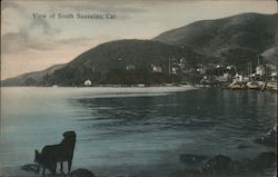 View of South Sausalito Postcard