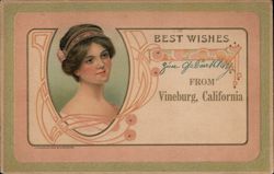 Best Wishes from Vineburg Postcard