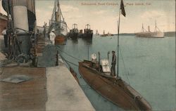 Submarine Boat Campus Mare Island, CA Postcard Postcard Postcard