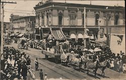 Port Costa Flour Parade Float Vallejo, CA Postcard Postcard Postcard