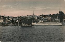 Monticello Steamship Co. Wharf Postcard