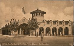 Vallejo & Northern Station Postcard