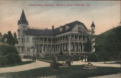 Administration Building, Veteran's Home Postcard