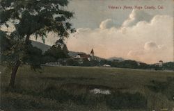 Veteran's home, Napa County, Cal. Postcard