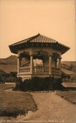 Band Stand Veterans Home Postcard